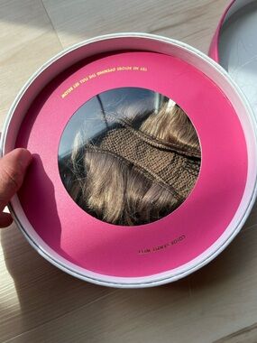 Luxy hair clip-in bun extension shade bronde balayage